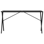 vidaXL Picioare masă de sufragerie X-Frame 140x60x73 cm Oţel vidaXL Picioare masă de sufragerie X-Frame 140x60x73 cm Oţel