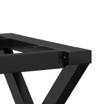 vidaXL Picioare masă de sufragerie X-Frame 180x80x73 cm Oţel vidaXL Picioare masă de sufragerie X-Frame 180x80x73 cm Oţel