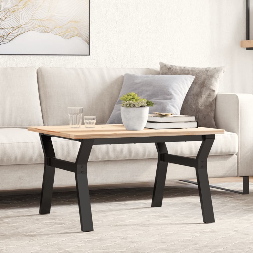 vidaXL Picioare Măsuță de cafea Y-Frame 70x60x43 cm Oţel