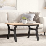 vidaXL Picioare Măsuță de cafea Y-Frame 70x60x43 cm Oţel vidaXL Picioare Măsuță de cafea Y-Frame 70x60x43 cm Oţel