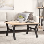 vidaXL Picioare Măsuță de cafea Y-Frame 80x70x43 cm Oţel vidaXL Picioare Măsuță de cafea Y-Frame 80x70x43 cm Oţel