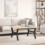 vidaXL Picioare Măsuță de cafea Y-Frame 80x70x43 cm Oţel vidaXL Picioare Măsuță de cafea Y-Frame 80x70x43 cm Oţel