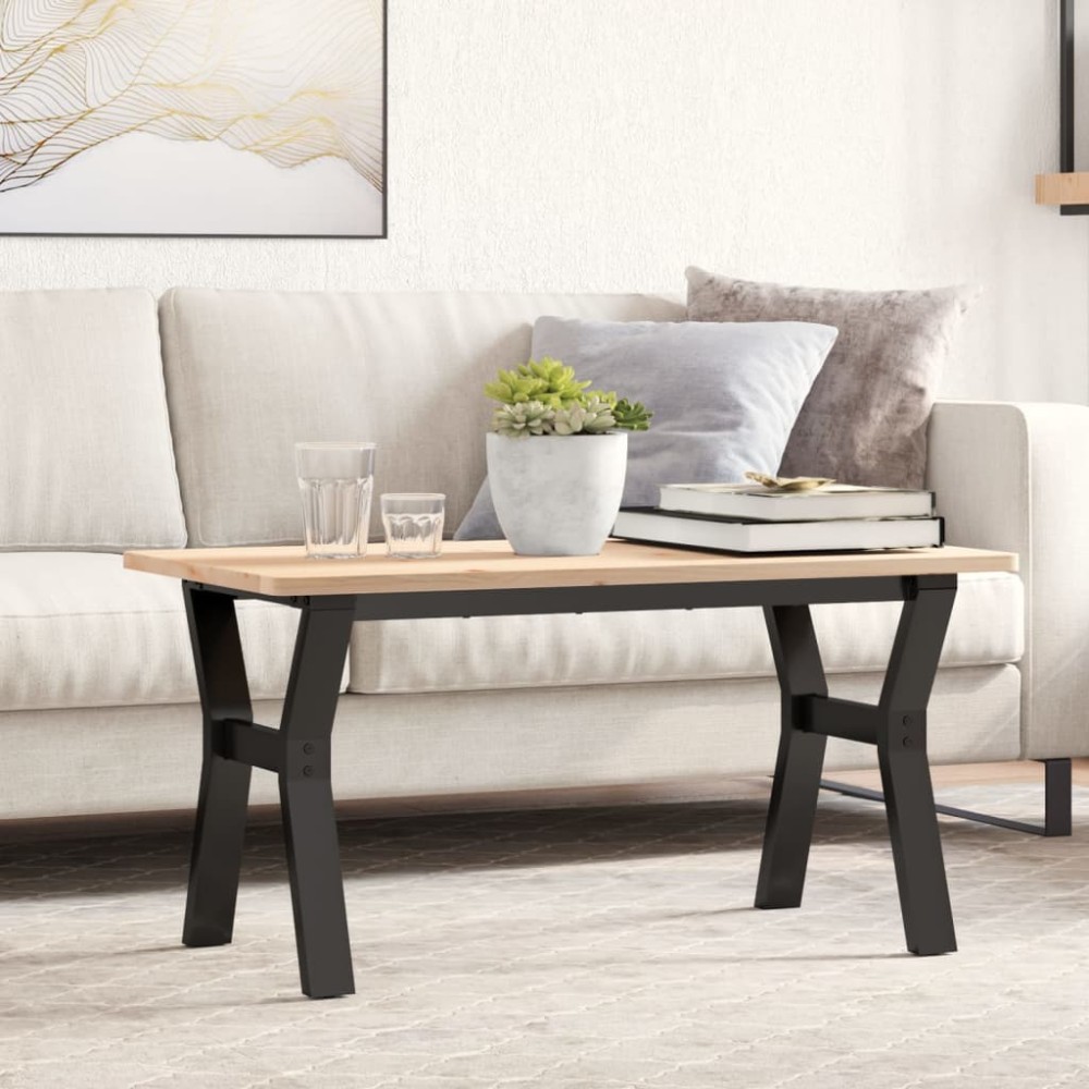vidaXL Picioare Măsuță de cafea Y-Frame 80x40x43 cm Oţel