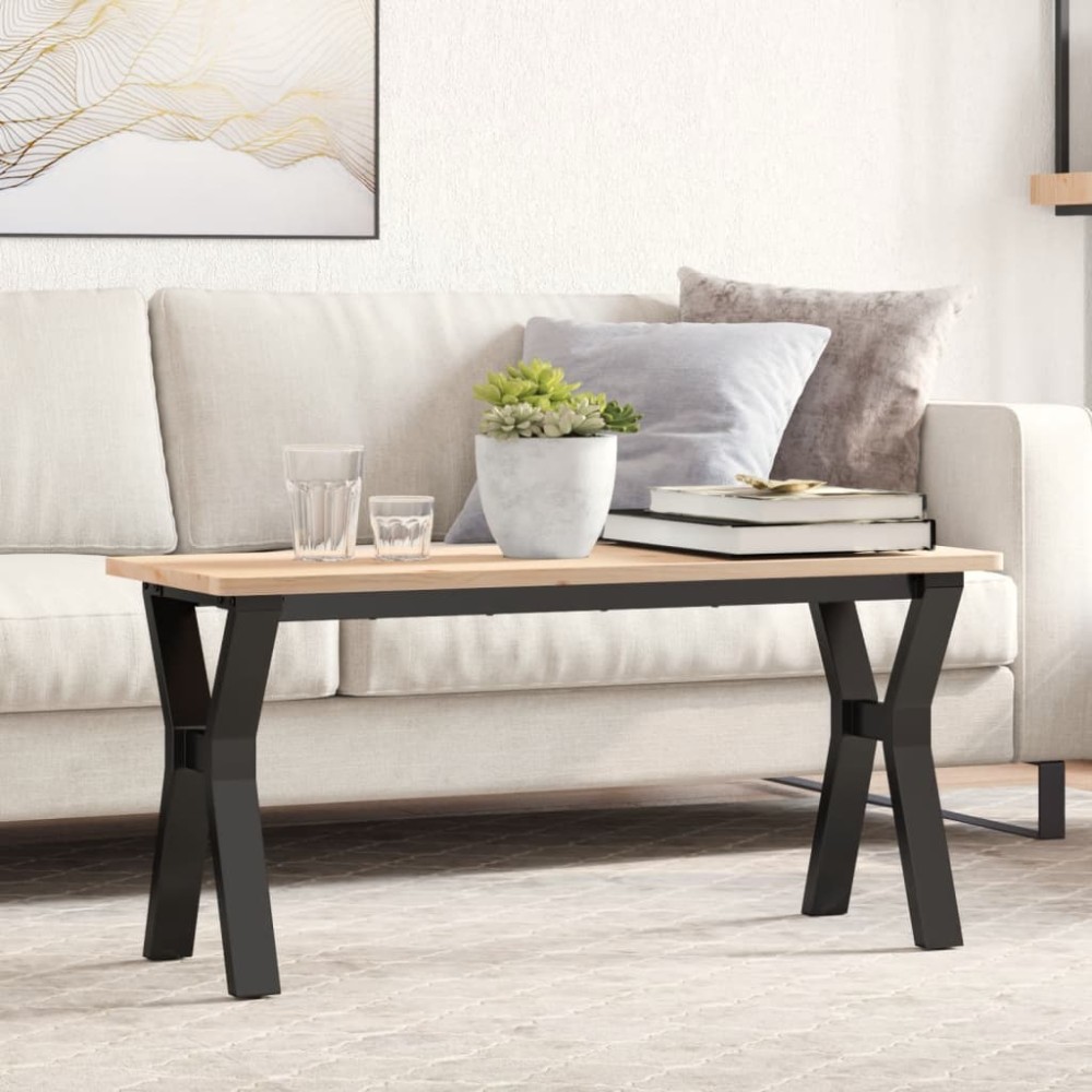 vidaXL Picioare Măsuță de cafea Y-Frame 90x30x43 cm Oţel