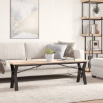 vidaXL Picioare Măsuță de cafea Y-Frame 140x30x43 cm Oţel vidaXL Picioare Măsuță de cafea Y-Frame 140x30x43 cm Oţel
