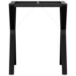vidaXL Picioare masă de sufragerie Y-Frame 60x60x73 cm Oţel
