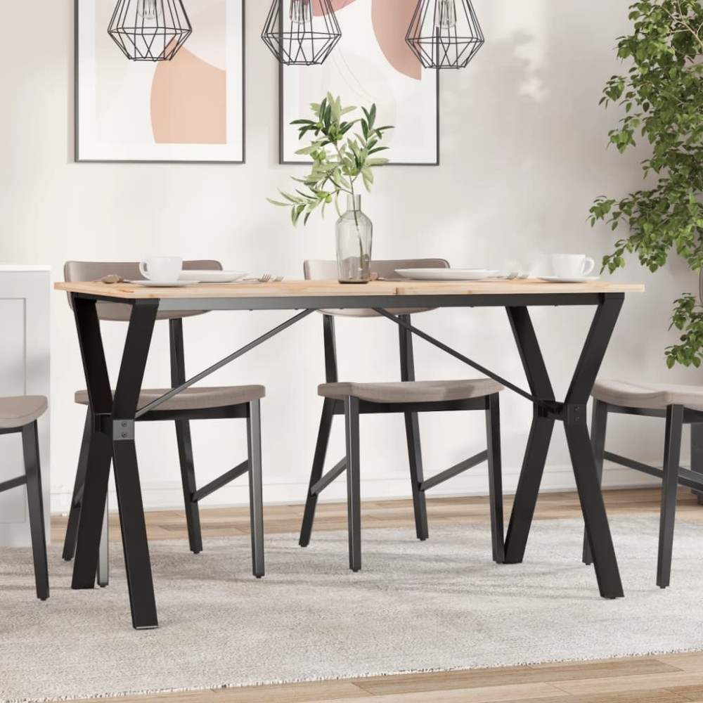 vidaXL Picioare masă de sufragerie Y-Frame 120x60x73 cm Oţel