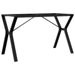 vidaXL Picioare masă de sufragerie Y-Frame 120x60x73 cm Oţel vidaXL Picioare masă de sufragerie Y-Frame 120x60x73 cm Oţel