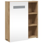 vidaXL Dulap cu oglindă de baie cu LED, stejar, 45x13x52 cm vidaXL Dulap cu oglindă de baie cu LED, stejar, 45x13x52 cm