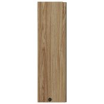vidaXL Dulap cu oglindă de baie cu LED, stejar deschis, 60x13x52 cm vidaXL Dulap cu oglindă de baie cu LED, stejar deschis, 60x13x52 cm