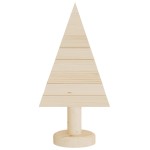 vidaXL Brazi de Crăciun din lemn decorativi 2 buc. 30 cm lemn de pin