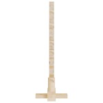 vidaXL Brad de Crăciun din lemn decorativ, 60 cm, lemn de pin masiv vidaXL Brad de Crăciun din lemn decorativ, 60 cm, lemn de pin masiv