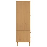 vidaXL Șifonier SENJA, aspect ratan maro, 90x55x175 cm, lemn masiv pin vidaXL Șifonier SENJA, aspect ratan maro, 90x55x175 cm, lemn masiv pin
