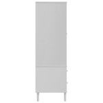 vidaXL Șifonier SENJA, aspect ratan alb, 90x55x175 cm, lemn masiv pin vidaXL Șifonier SENJA, aspect ratan alb, 90x55x175 cm, lemn masiv pin