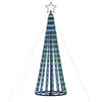 vidaXL Pom de Crăciun LED 275 LED-uri Albastru 180 cm vidaXL Pom de Crăciun LED 275 LED-uri Albastru 180 cm