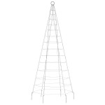 vidaXL Pom de Crăciun LED pe stâlp 200 LED-uri Alb Rece 180 cm vidaXL Pom de Crăciun LED pe stâlp 200 LED-uri Alb Rece 180 cm