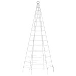 vidaXL Pom de Crăciun LED pe stâlp 200 LED-uri colorate 180 cm