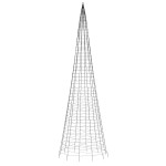 vidaXL Pom de Crăciun LED pe stâlp 1534 LED-uri Alb Cald 500 cm vidaXL Pom de Crăciun LED pe stâlp 1534 LED-uri Alb Cald 500 cm