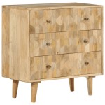 vidaXL Dulap cu sertar, 70x35x70 cm, lemn masiv de mango vidaXL Dulap cu sertar, 70x35x70 cm, lemn masiv de mango