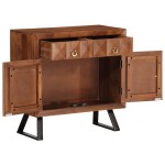 vidaXL Dulap cu sertar maro miere 70x35x70 cm lemn masiv de salcâm vidaXL Dulap cu sertar maro miere 70x35x70 cm lemn masiv de salcâm