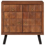 vidaXL Dulap cu sertar maro miere 70x35x70 cm lemn masiv de salcâm vidaXL Dulap cu sertar maro miere 70x35x70 cm lemn masiv de salcâm