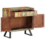 vidaXL Dulap/sertar multicolor 70x35x70 cm lemn masiv reciclat