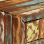 vidaXL Dulap/sertar multicolor 70x35x70 cm lemn masiv reciclat