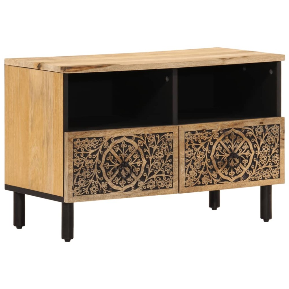 vidaXL Comodă TV, 70x33x46 cm, lemn masiv de mango