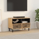 vidaXL Comodă TV, 70x33x46 cm, lemn masiv de mango