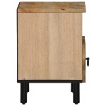 vidaXL Noptiere, 2 buc., 40x33x46 cm, lemn masiv de acacia vidaXL Noptiere, 2 buc., 40x33x46 cm, lemn masiv de acacia