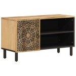 vidaXL Comodă TV, 80x31x46 cm, lemn masiv de mango
