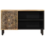 vidaXL Comodă TV, 80x31x46 cm, lemn masiv de mango