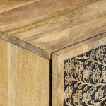 vidaXL Dulap pentru chiuveta de baie, 62x33x58 cm, lemn masiv de mango