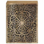 vidaXL Dulap de perete de baie, 38x33x48 cm, lemn masiv de mango