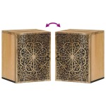 vidaXL Dulap de perete de baie, 38x33x48 cm, lemn masiv de mango