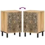 vidaXL Dulap de baie, 38x33x58 cm, lemn masiv de mango