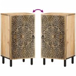 vidaXL Dulap lateral, 40x33x75 cm, lemn masiv de mango