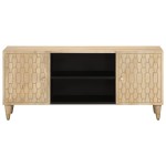 vidaXL Comodă TV, 105x33x46 cm, lemn masiv de mango vidaXL Comodă TV, 105x33x46 cm, lemn masiv de mango