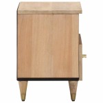 vidaXL Noptiere, 2 buc., 40x33x46 cm, lemn masiv de acacia vidaXL Noptiere, 2 buc., 40x33x46 cm, lemn masiv de acacia