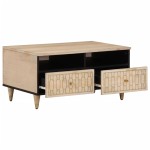 vidaXL Măsuță de cafea, 80x54x40 cm, lemn masiv de mango vidaXL Măsuță de cafea, 80x54x40 cm, lemn masiv de mango