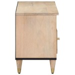 vidaXL Comodă TV, 100x33x46 cm, lemn masiv de mango