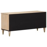 vidaXL Comodă TV, 100x33x46 cm, lemn masiv de mango