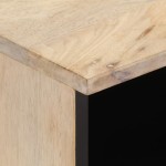 vidaXL Comodă TV, 100x33x46 cm, lemn masiv de mango