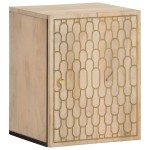 vidaXL Dulap de perete de baie, 38x33x48 cm, lemn masiv de mango vidaXL Dulap de perete de baie, 38x33x48 cm, lemn masiv de mango