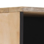 vidaXL Dulap de baie, 38x33x160 cm, lemn masiv de mango