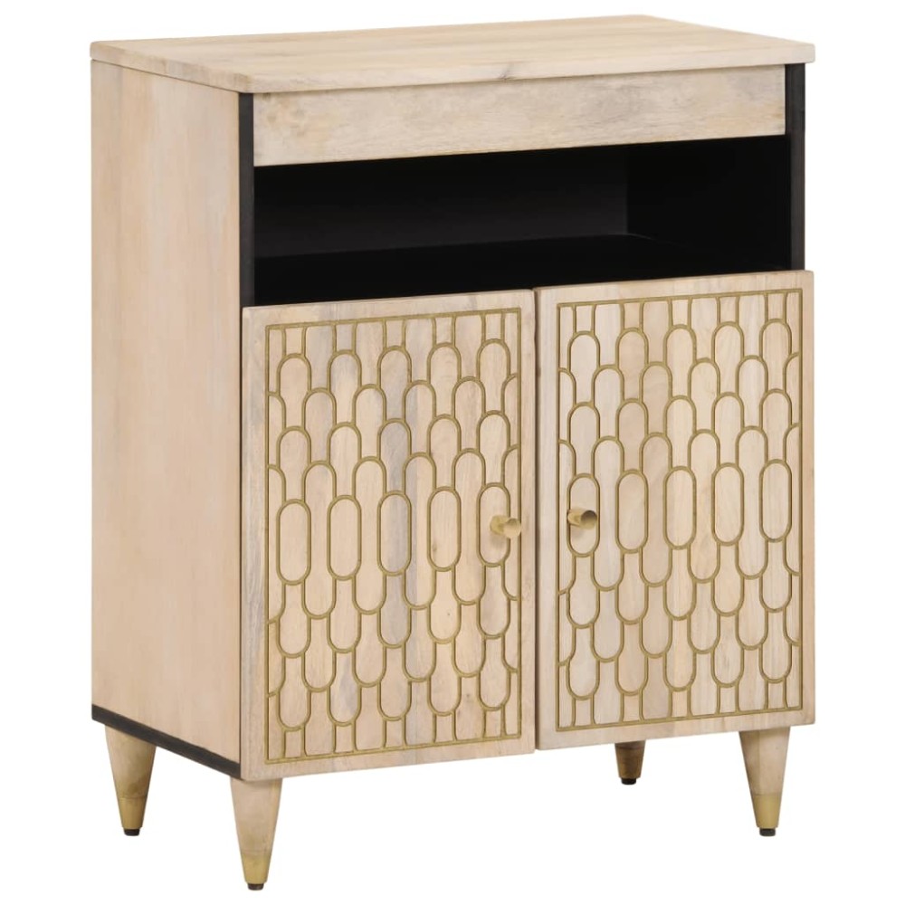 vidaXL Dulap lateral, 60x33x75 cm, lemn masiv de mango