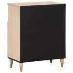 vidaXL Dulap lateral, 60x33x75 cm, lemn masiv de mango