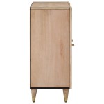vidaXL Dulap lateral, 90x33x75 cm, lemn masiv de mango