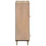 vidaXL Dulap înalt, 60x33x100 cm, lemn masiv de mango