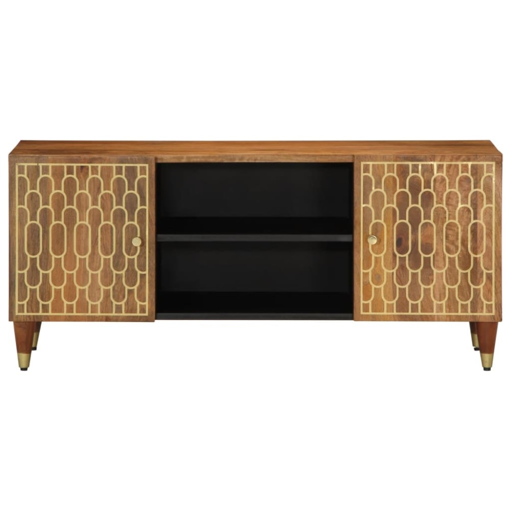vidaXL Comodă TV, 105x33x46 cm, lemn masiv de mango